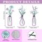 3 Pieces Metal Flowers Wall Arts - Rustic Farmhouse Decor Purple Minimalist Flower Wall Decors for Living room Bathroom Bedroom Dining Room-Housewarming Gifts(Purple, Vase-C)